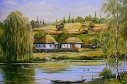 малюнки до віршів тараса шевченка тече вода з під явора