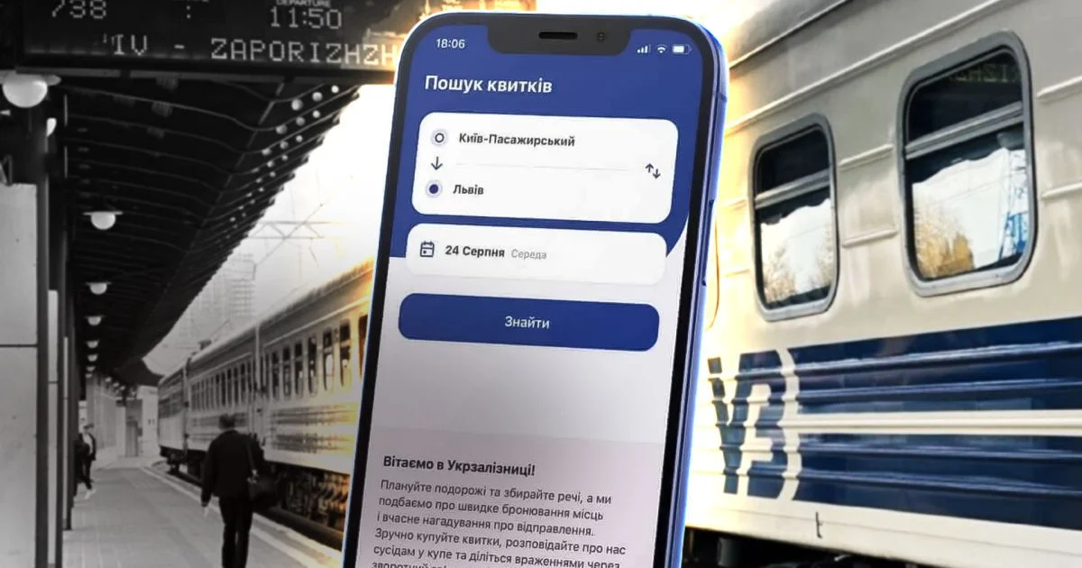 купити квиток на поїзд