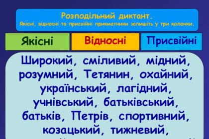 на які питання відповідає прикметник